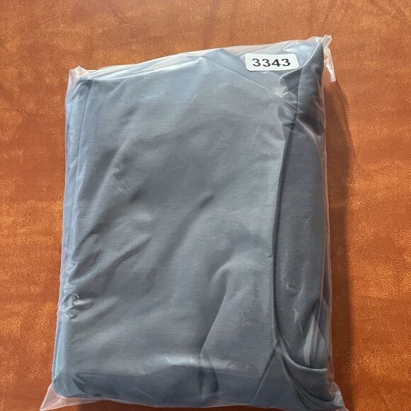 MM LaFluer Cheri Midi Dress Size 12 Gray Fit & Flare Stretch Sleeveless Back Zip - Picture 13 of 13